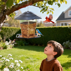 MINWOLF retro-style feeder adds charm to the garden