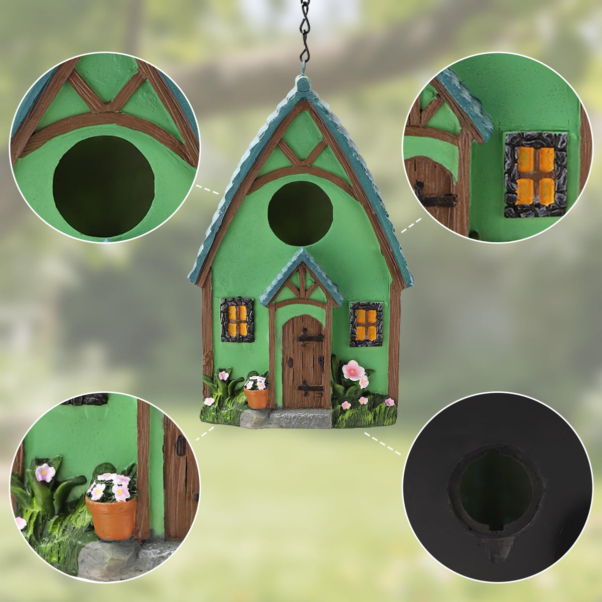 MINWOLF small-bird entry hole supports bluebirds and warblers