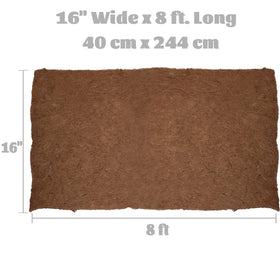 MIOHNAN coconut fiber liner cut-to-fit for baskets and planters, easy to tailor.