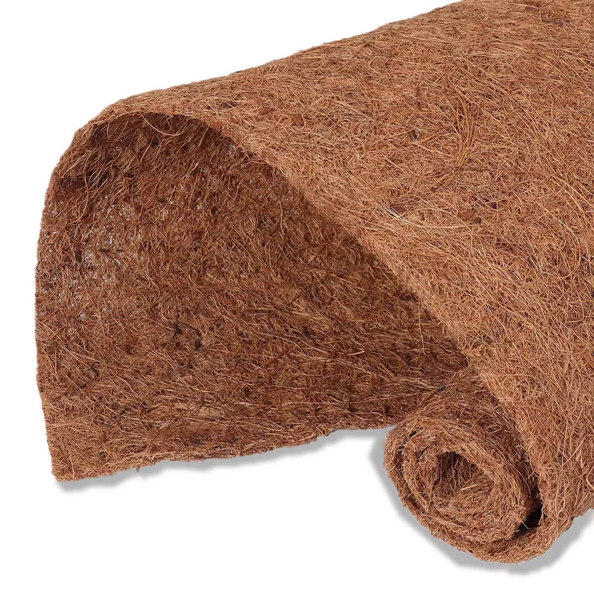 MIOHNAN coco coir liner roll 16x48 used as planter liner in a pot