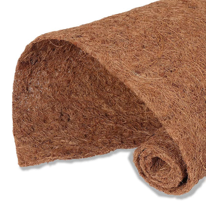 MIOHNAN coco coir liner roll 16x48 used as planter liner in a pot