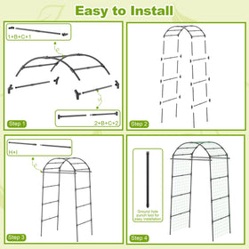 Miory arch fits raised beds to organize space and improve airflow