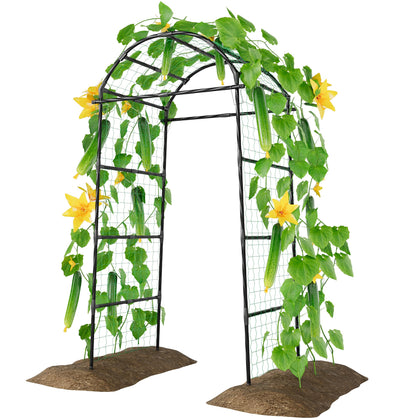 Miory Garden Arch Trellis overview for vertical gardening and space saving
