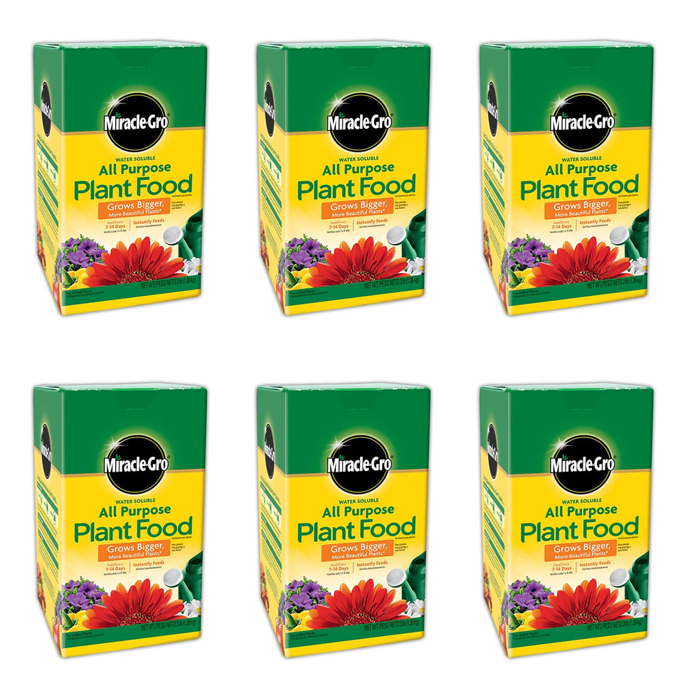 Miracle-Gro All Purpose Plant Food bottle ready for quick plant feeding