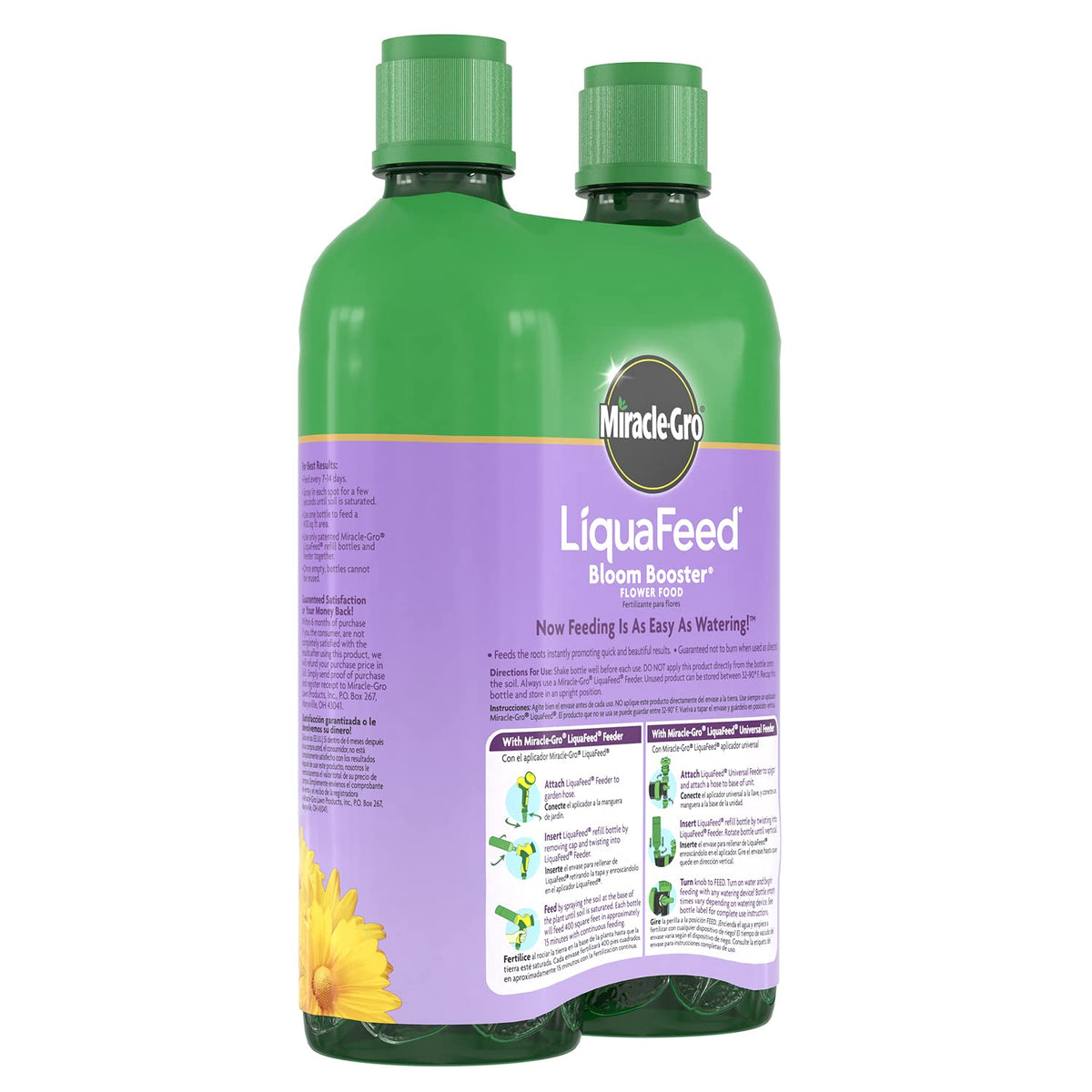 Plants receive nutrients from LiquaFeed for lush flowering.