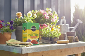 Powder dissolving in water for fast plant nutrition