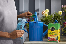 Feeding flowers and vegetables for lush, colorful growth