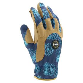 Miracle-Gro gloves abrasion-resistant palm protects hands during gardening tasks.