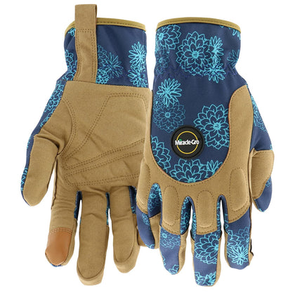 Miracle-Gro high-dexterity gloves — palm close supports precise handling of small tools.