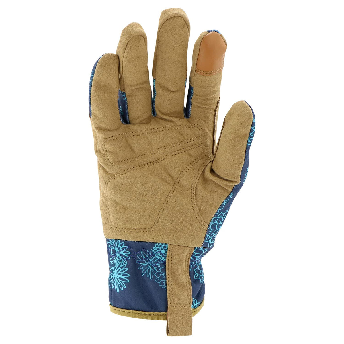 Miracle-Gro gloves — shirred wrist seals out dirt for secure fit.