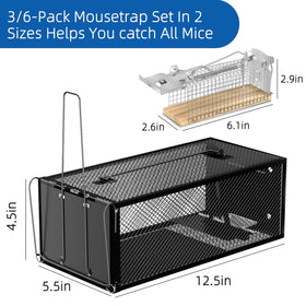 Mirthoza humane rat trap galvanized mesh for durability