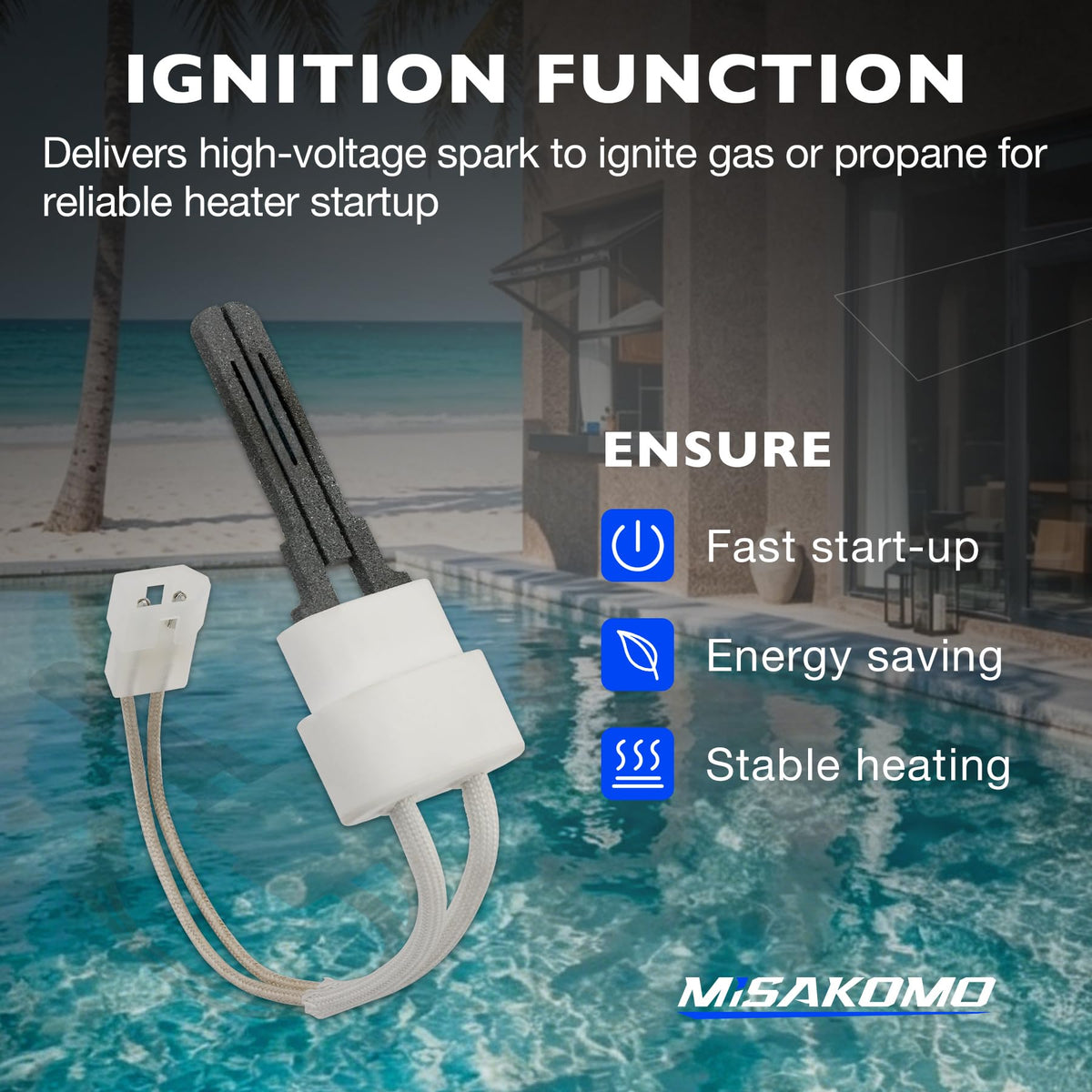 Misakomo igniter installation process showing old part removal