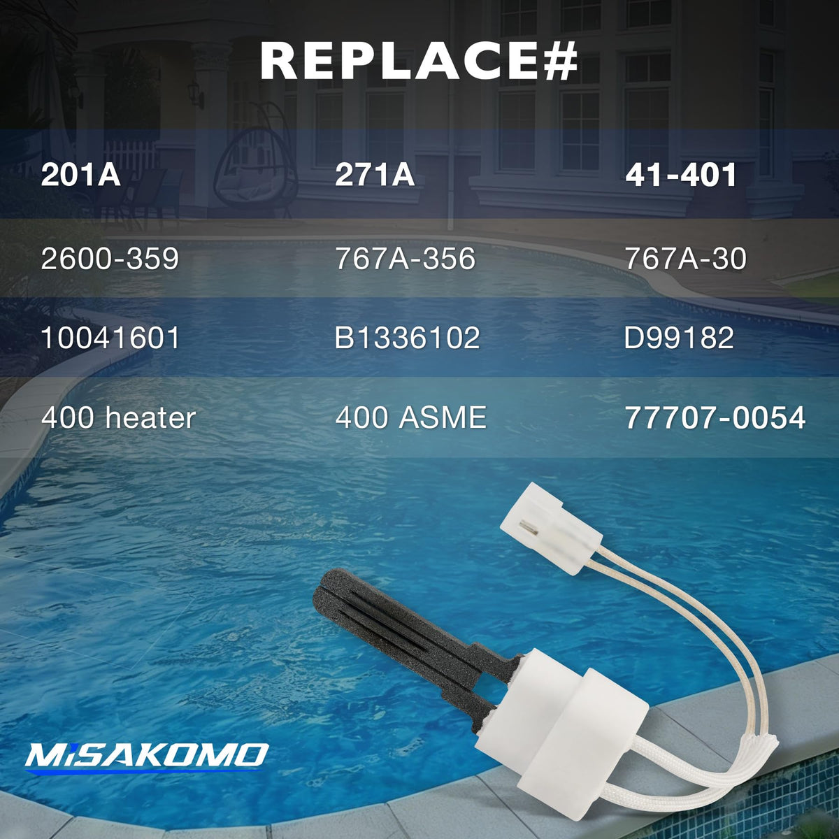 Misakomo igniter gasket close-up highlighting durable seal