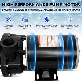 Misakomo 1.5 HP pump with corrosion-resistant housing withstands chemicals and weather
