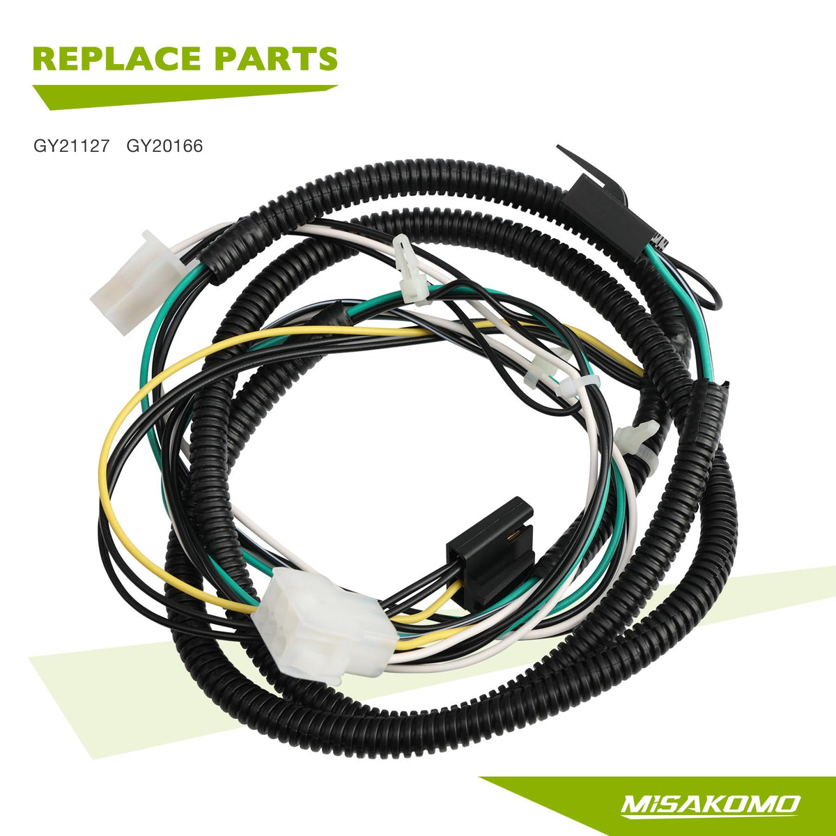 Misakomo harness close‑up of wires highlighting durable insulation