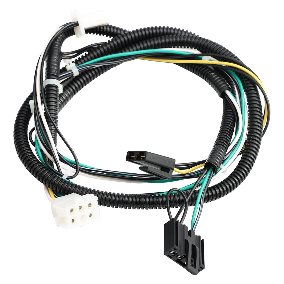 Misakomo rear PTO clutch wire harness plug‑in connection for quick, seamless mower setup