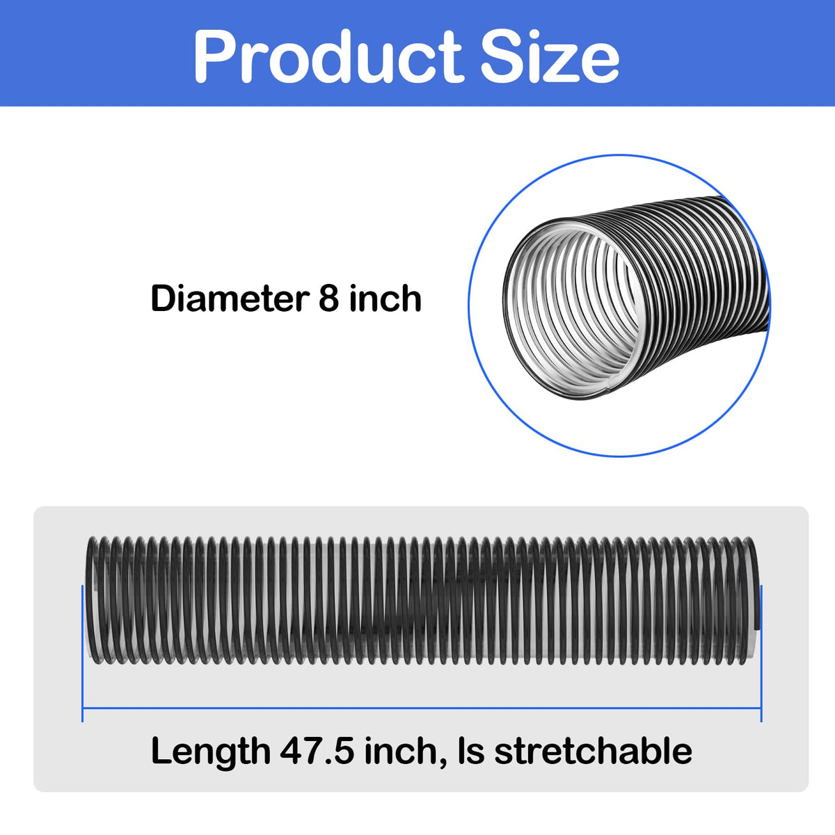 Misfart bagger tube compatible with Cub Cadet MTD riding mowers, easy installation.