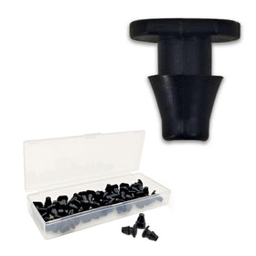 MissHoney goof plug quarter inch securely grips 1/4 inch tubing for leak-proof connections.