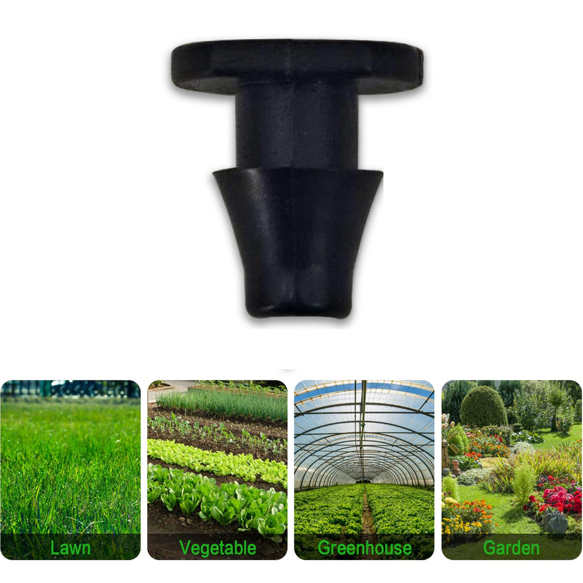 MissHoney pack of 100 goof plugs for versatile irrigation projects.