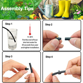 MissHoney tubing end connector quarter inch ready for quick, tool-free installation.