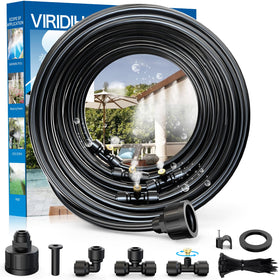 MISSIGO misting system 100ft line cools outdoor patios with a refreshing mist.