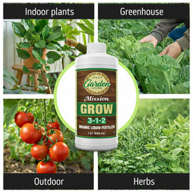 Soil application image showing roots soaking in Grow nutrient mix