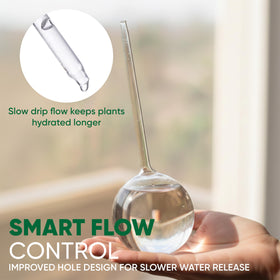 Mission Gallery watering globe lets you monitor water release for consistency