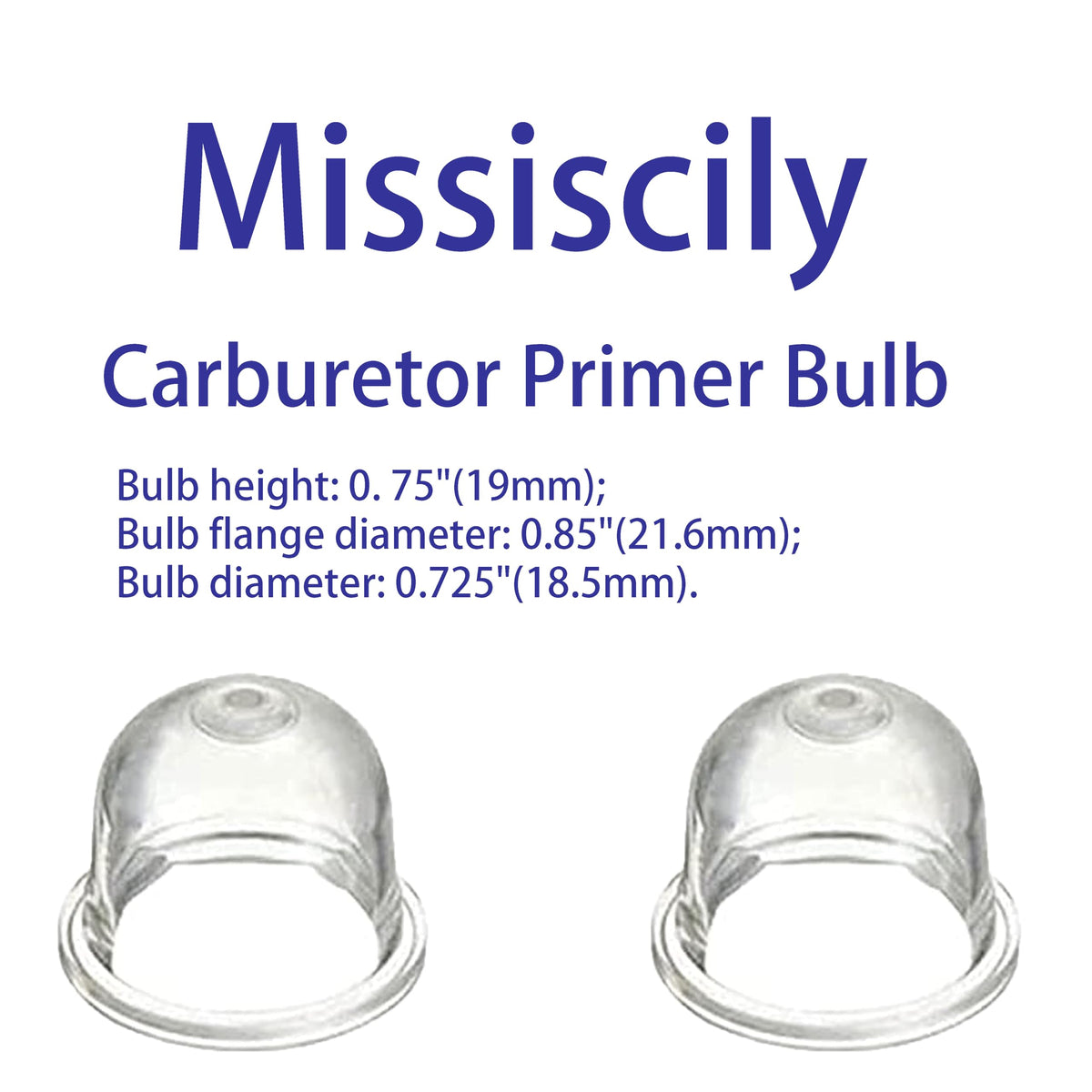 Missiscily primer bulb for Echo SRM models ensures stable starts.