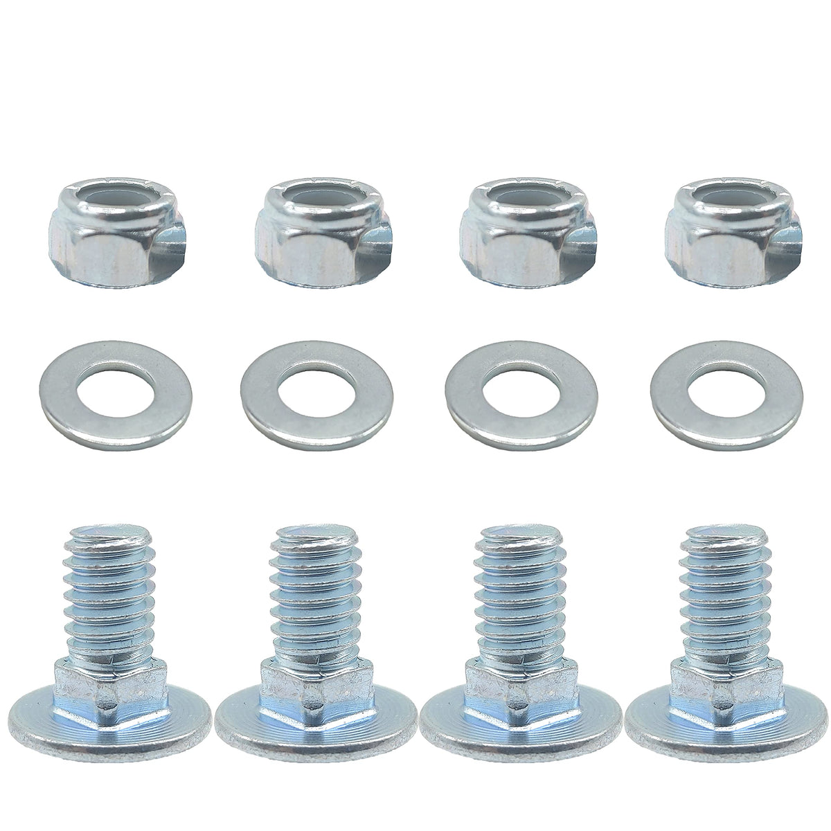 Missiscily shear pins and hair pins for quick, secure skid shoe maintenance.