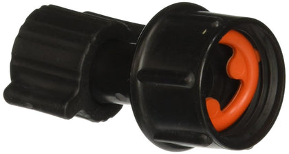 Mister Landscaper half-inch poly faucet hose fitting enabling quick outdoor faucet connections.