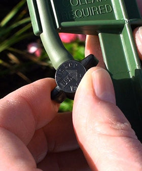 Mister Landscaper 1/4in drip tubing connection supports zone-specific flow management.