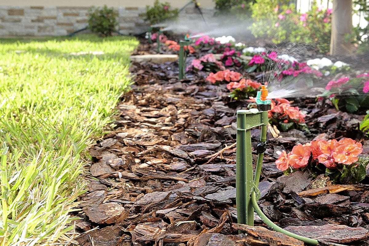 Mister Landscaper quarter-inch vinyl on/off valve enabling precise zone control.