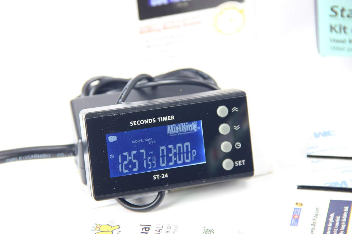 MistKing Starter Misting System 24-volt timer and pump in action