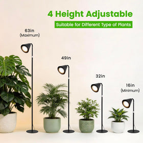 MistyJungle 360-degree gooseneck directs light exactly where needed