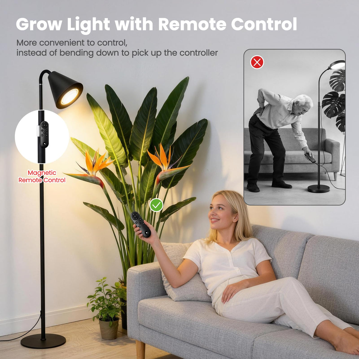 MistyJungle 10-level dimming for precise light intensity