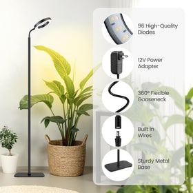 MistyJungle anti-tip base keeps the lamp stable during use