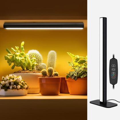 MistyJungle grow light full spectrum with 169 LEDs promotes healthy indoor plant growth.