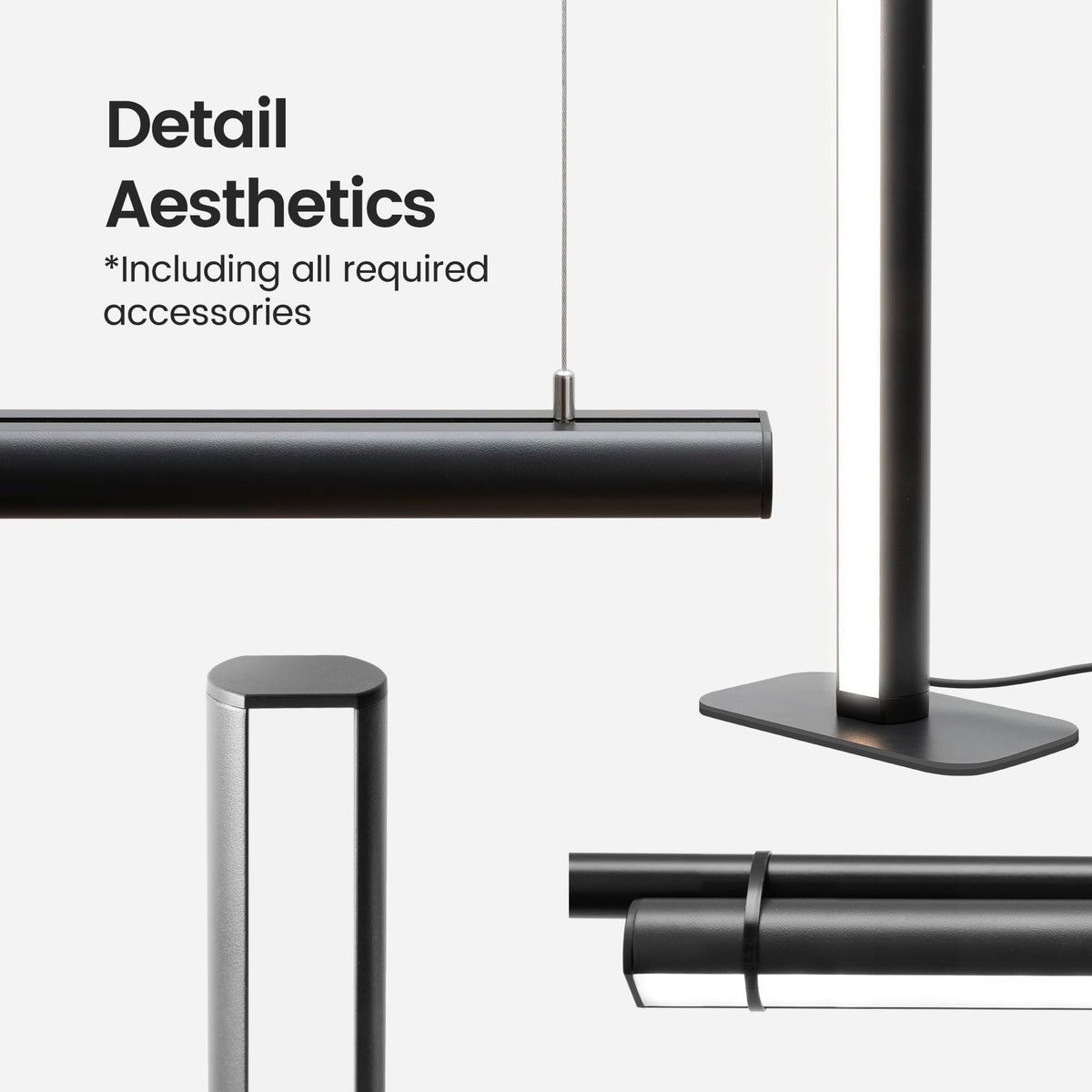 MistyJungle vertical standing lamp suitable for shelves and desks.