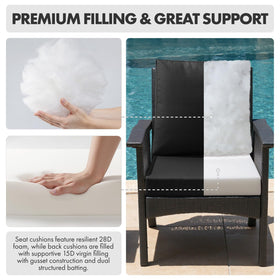 MIULEE 260gsm textured outdoor fabric adds refined style
