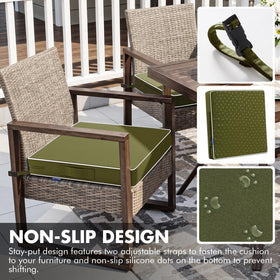 MIULEE adjustable straps secure cushions to furniture for a snug fit