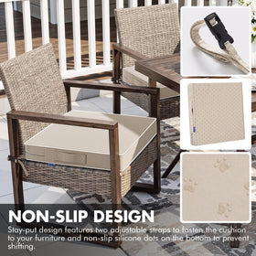 Built-in carry handle makes MIULEE cushions easy to move outdoors