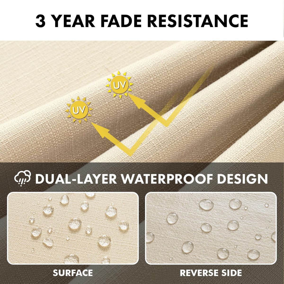 MIULEE cushion with hidden zip design for easy cover removal and cleaning