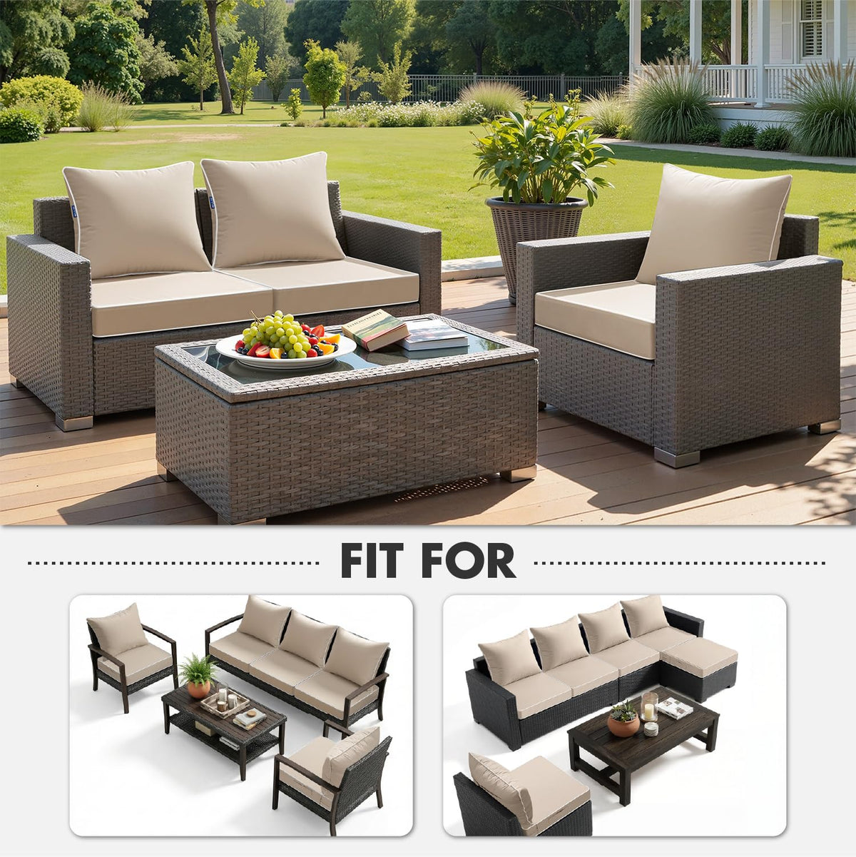 MIULEE 28D foam core supports seat shape and comfort