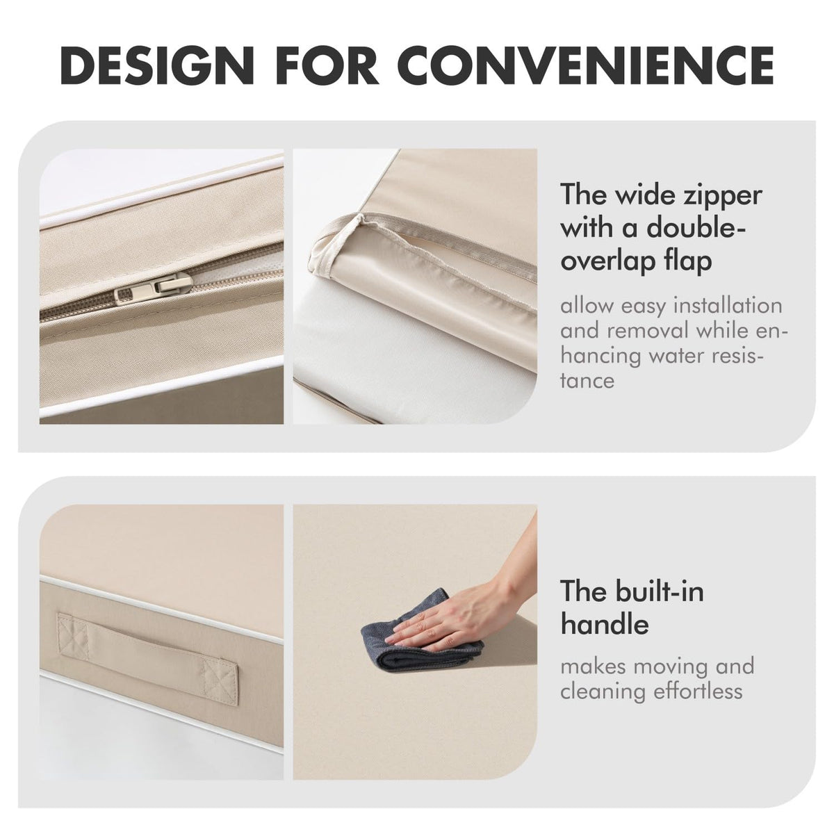 MIULEE fade-resistant fabric withstands sunlight to keep colors vibrant