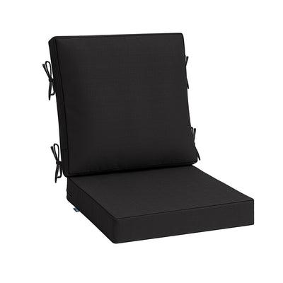 MIULEE black outdoor dining seat cushion for durable chair comfort