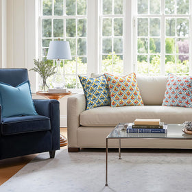 MIULEE boho farmhouse style pillow cover enhances courtyard ambiance
