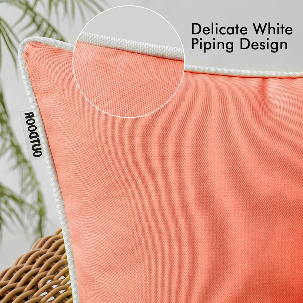 MIULEE canvas-polyester PU-coated pillow cover built for durability