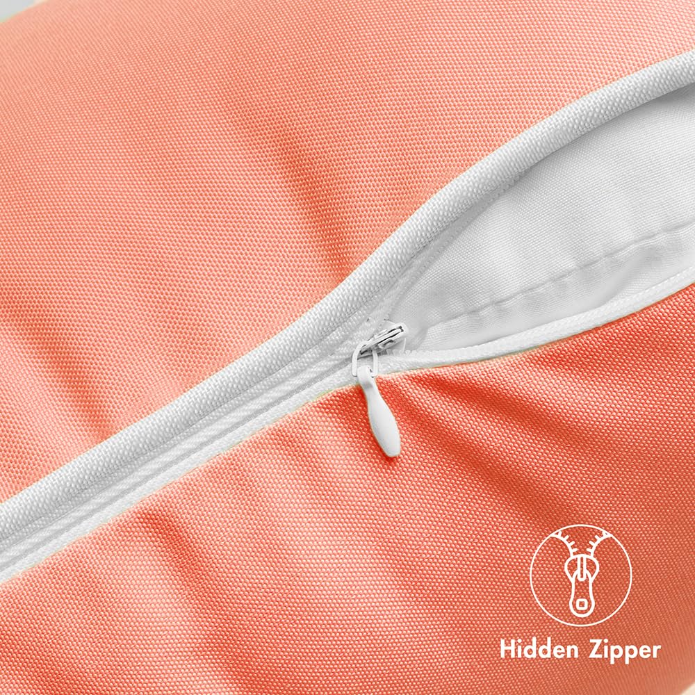 MIULEE coral red fabric close-up showing durable texture and color