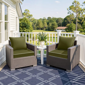 MIULEE back cushion offers firmer support for outdoor chairs.
