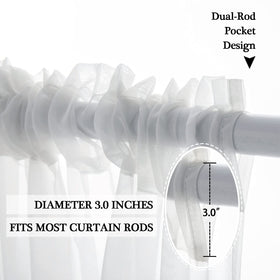 MIULEE easy-care curtain is machine washable in cold water.